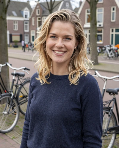 Lotte, 27, from Utrecht - Young Dutch woman with wavy blonde hair in casual setting